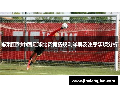 叙利亚对中国足球比赛竞猜规则详解及注意事项分析